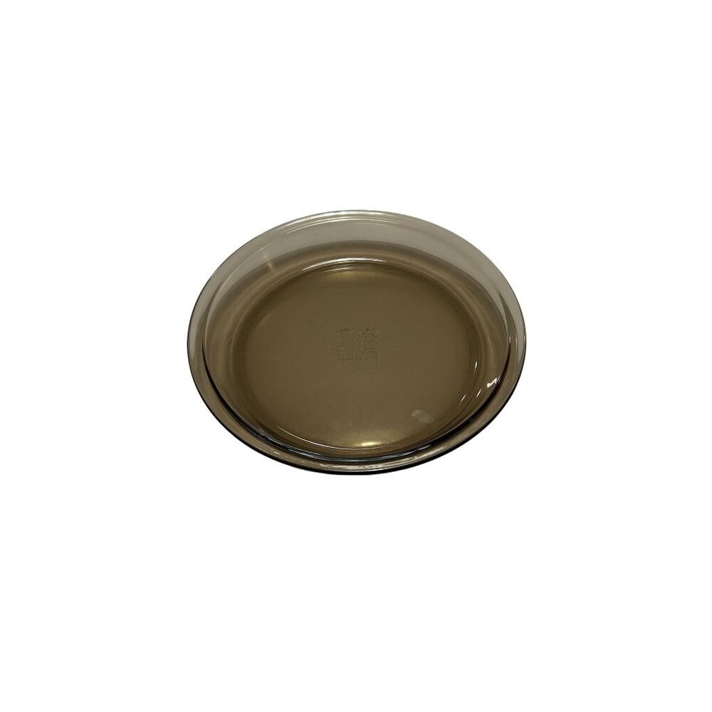 Pyrex #209 Smoky Brown Glass Pie Plate 23cm Corning NY